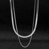 Blade box chain splicing double-layer necklace male and female love neutral neck chain collarbone chain batch