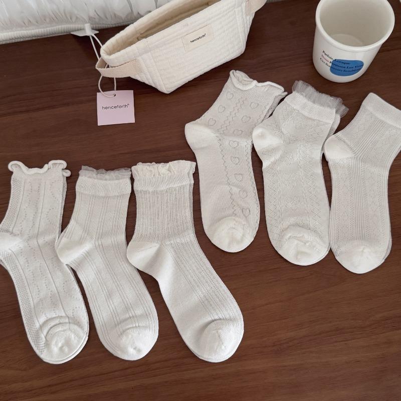 Women's Summer Mesh Breathable Sweat Resistant Pilling Pile Socks
