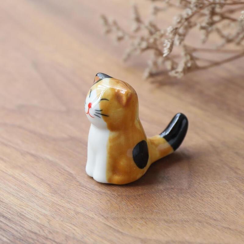 Cute Ceramic Cat Chopstick Holders