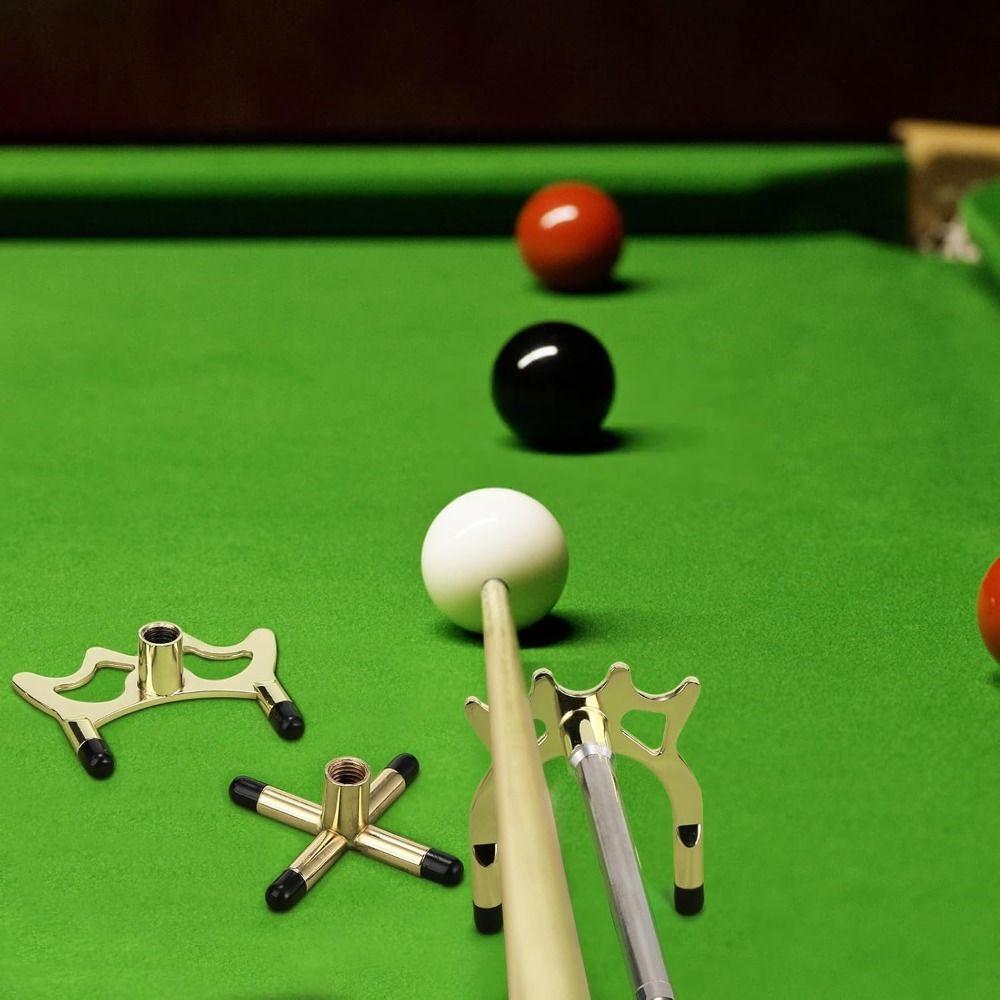 Portable Snooker Bridge Head Metal High Low Fork Crosshead Professional Billiard Accessories