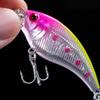 Angelköder Crankbait Hardbait Oberflächen-Imitationsfischköder Langlebiger Kunststoffkörper mit Drillingen für Süßwasserfischerei