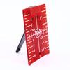 2pcs Red/Green Line Beam Distance Plate Double Scale Magnetic Target Plate  For Laser Level
