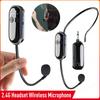 2.4G Wireless Microphone Headset Long Range Wireless Microphone System for Teaching Stage Performers Fitness Instructors