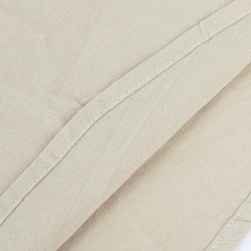 Frühling Herbst Langarm Baumwolle Leinen Strickjacke Herrenhemd Poloshirts Herren