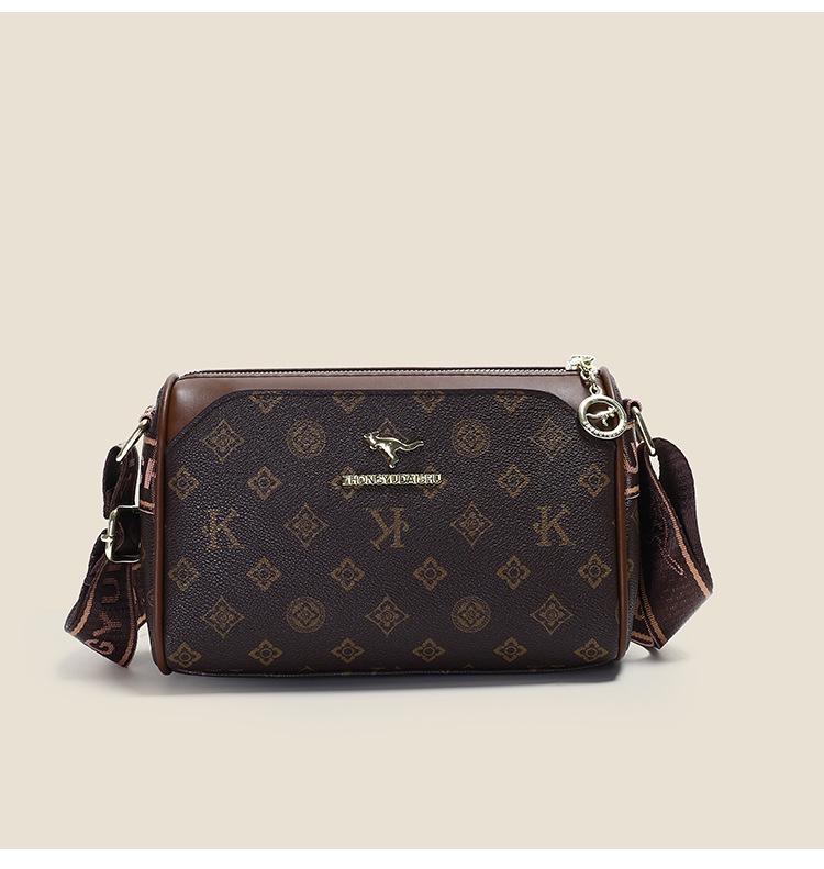 

Womens 2025 Fashionable Cylinder Bag: Simple Design, Versatile Shoulder and Crossbody Pillow Bag 23*11*15 cm коричневый