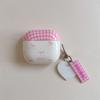 Korean Pink Bow IMD Earphone Cover for Apple AirPods 1 /1 Generation Creative Bluetooth Case PRO/PRO1