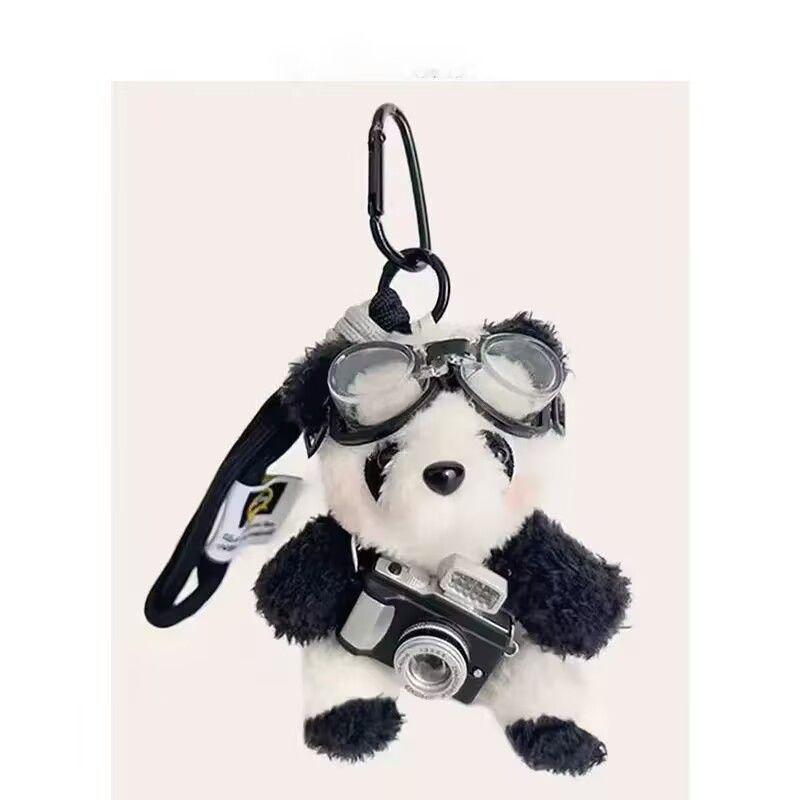 High-Value Bear Camera Keychain Bag Charm Backpack Pendant for Girls, Couples Gift, Ins Style