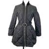 MIUMIU 13AW Black Belted Down Coat coat 36 blackUsed