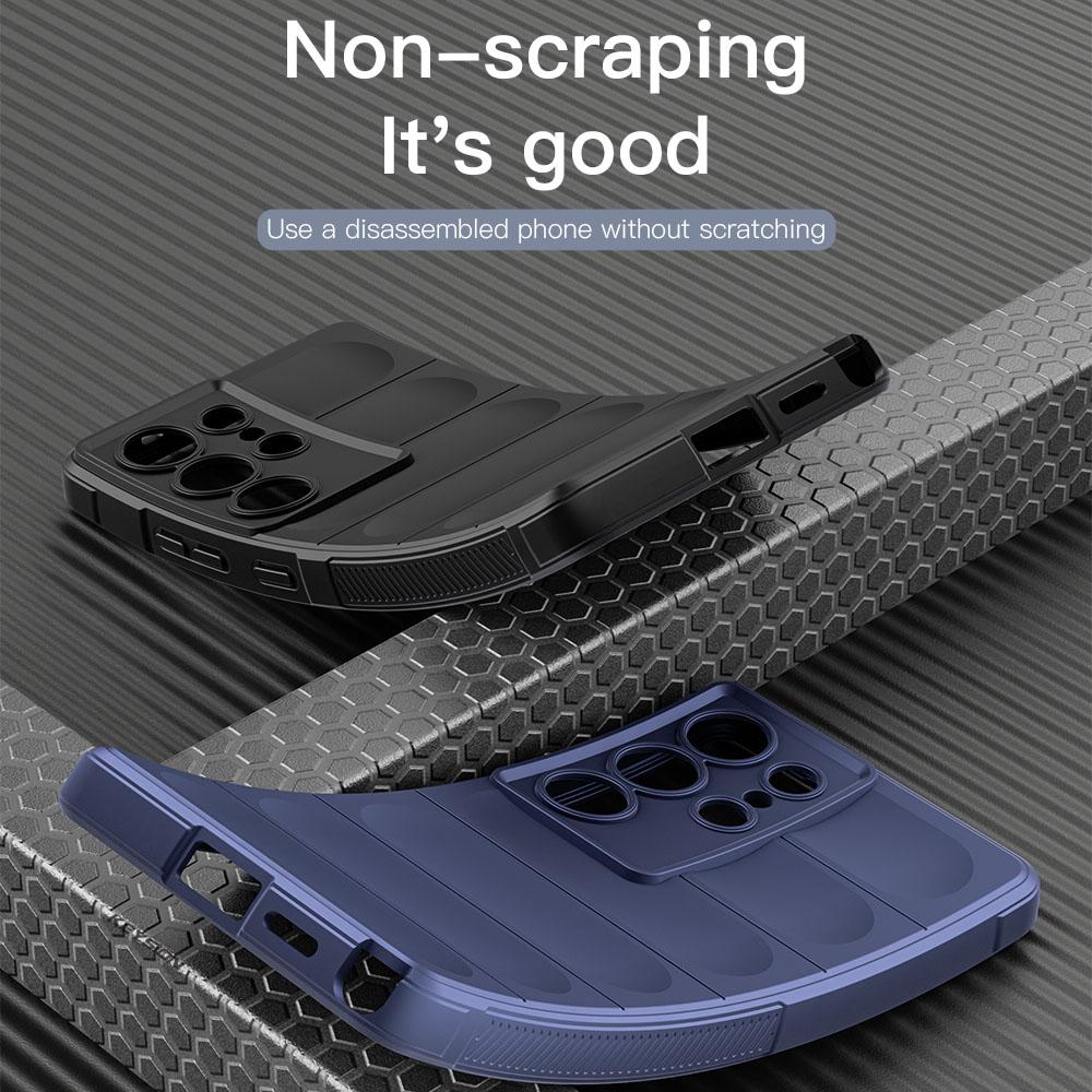 KEYSION Shockproof Matte Case for Samsung S25 Ultra 5G S25+ Plus Anti-skid Soft Silicone Phone Back Cover for Galaxy S24 FE 5G