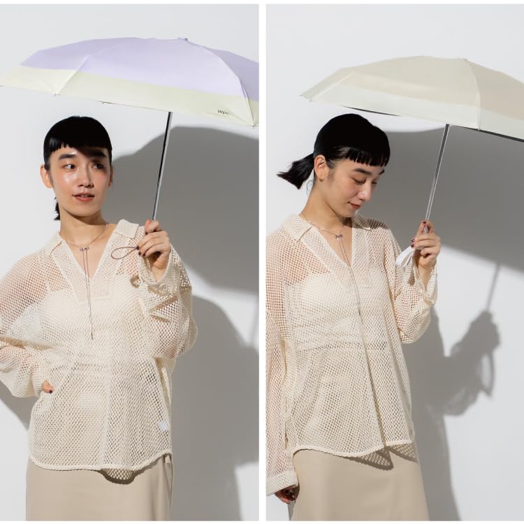 Patchwork Black Light UV for Sunny and Rainy Folding for Commuting and 2026Wpc. Parasol, Light-Blocking, Tiny, Heat-Blocking/100% Blocking/100%
