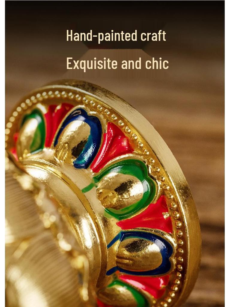 Lotus Metal Candle Holder for Buddha Altar or Home Offering