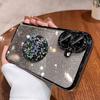 Luxury Shockproof Glitter Holder For Silicone Ring Case For iPhone 16 Plus 15 16e 14 13 12 11 Pro Max With Holder Stand Cover