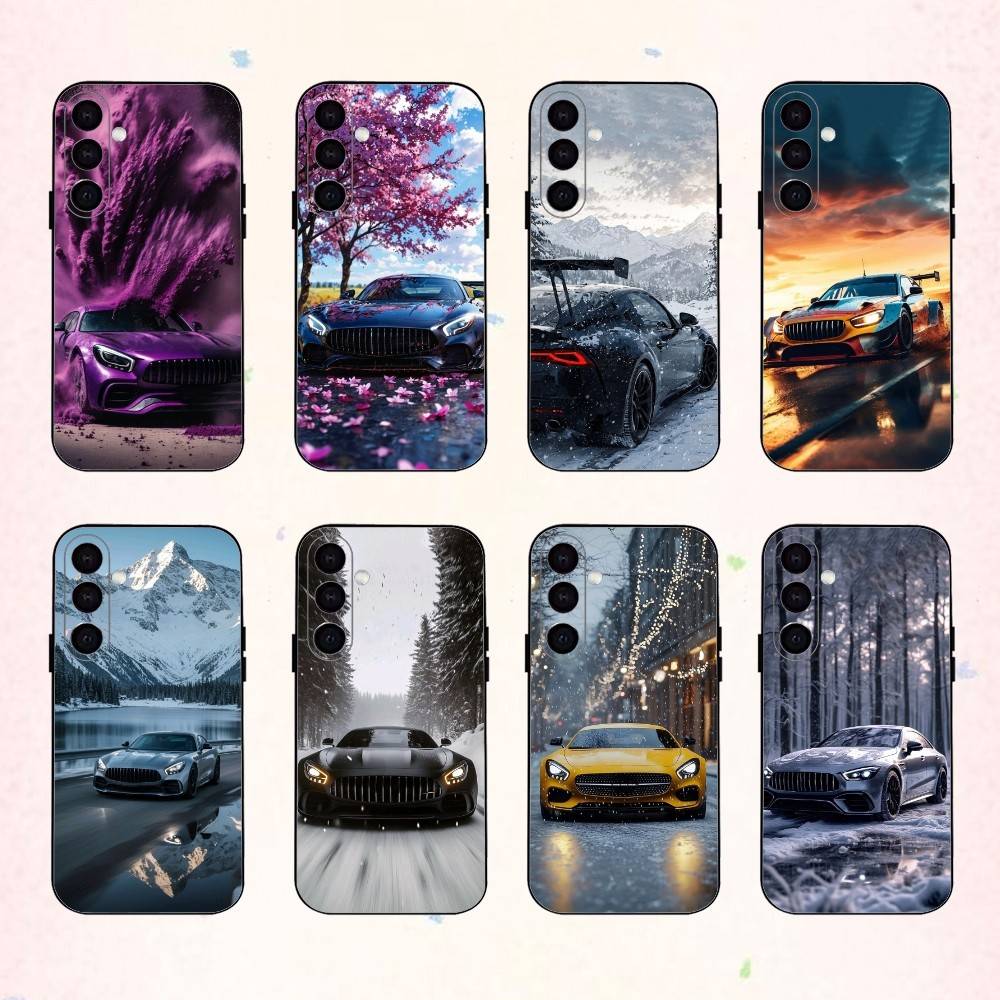 D-DTM Sports Car M-mercedes Phone Case For Samsung Galaxy A73,A72,A71,A70,A53,A52,A51,Others Soft Black Shell