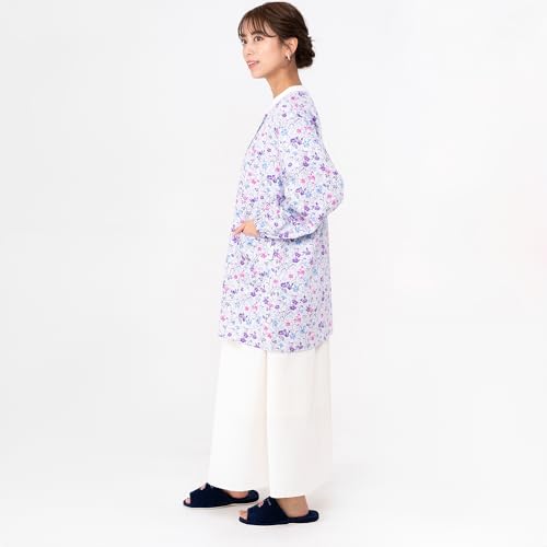 Naigai Laura Ashley Apron, Floral Print, Stylish, Multiple Styles, with Pockets, Nordic Style, Gardening, Kitchen, Yukata, Nursery, Florist, Restauran