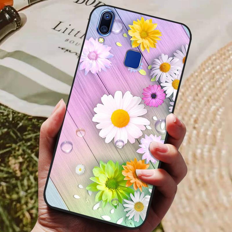 For Coque Vivo Y93 Lite Case Silicone Cartoon Painted Soft TPU Back Cover For Vivo Y91 Y95 Y93 Lite Case Y 91 Phone Cases Capas