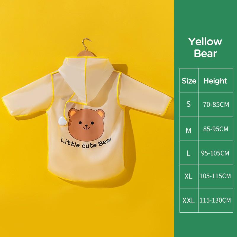 

Дождевик для детей Начальная школа Детский сад Малыш Пончо для мальчиков Девочек Прозрачный Водонепроницаемый Плотный Дождевая одежда Дождливый день На улице XXL