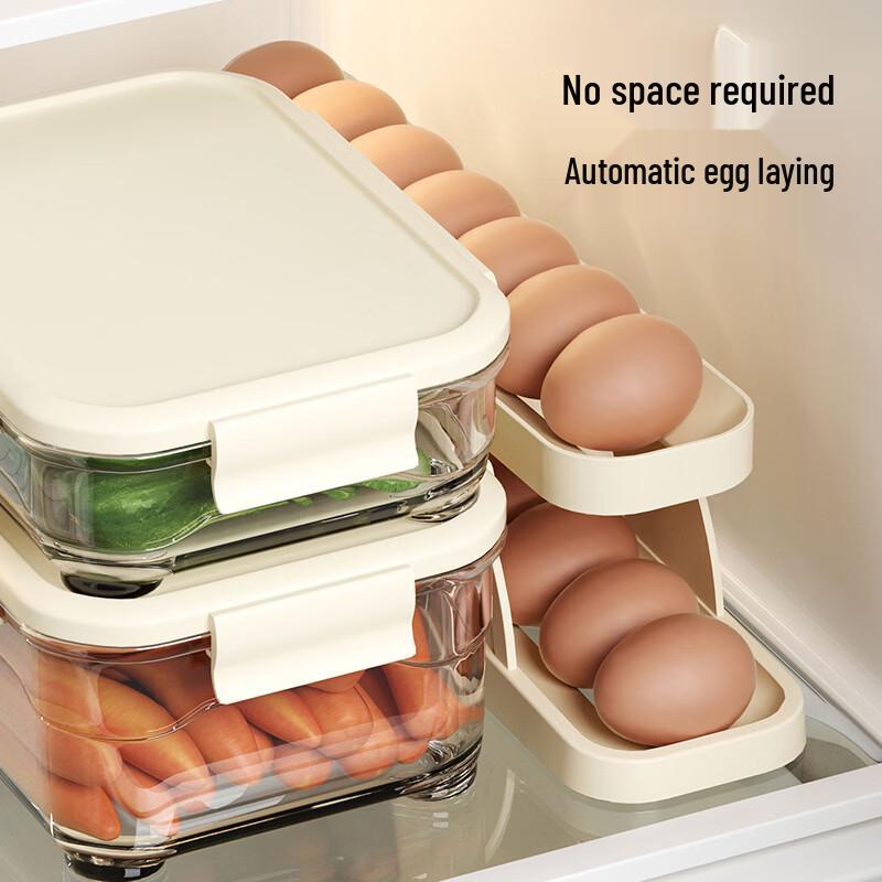 Automatic Rolling Egg Dispenser for Refrigerator