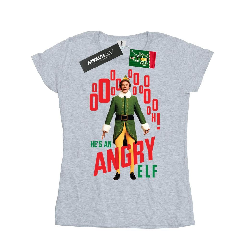 Elf Womens/Ladies Angry Elf Cotton T-Shirt