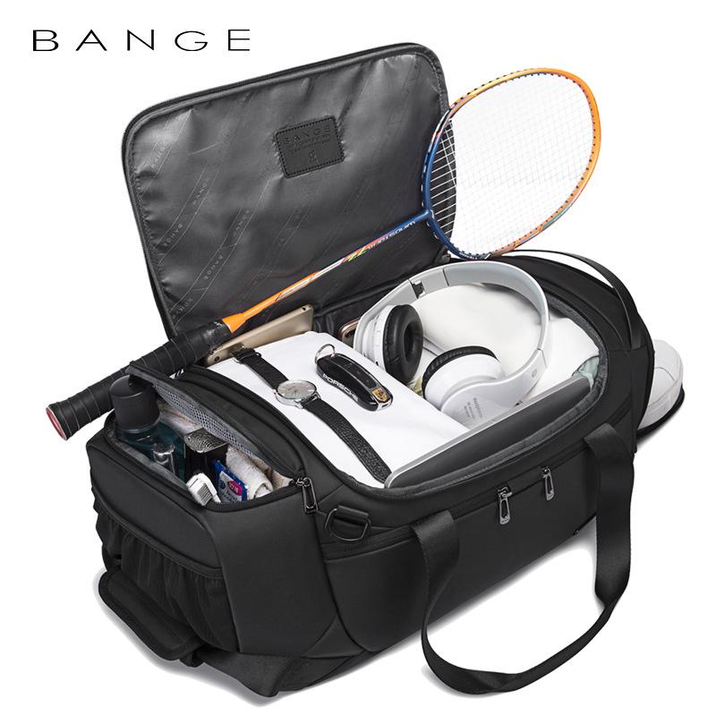 BANGE New 45L Large Capacity Basketball And Football Sport Bag Outdoor Travel Bag Daily Fintness Gym Duffel Bag Handbag