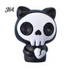 Halloween Miniature for DIY Landscaping Ornament, Skeleton Tombstone Miniature, Cute Mini Grim Reaper Bat Decor Haunted House Displays Figurine