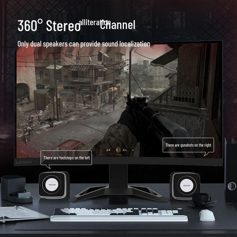 Lenovo A200 Series USB Desktop Speakers