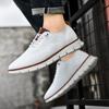 Fashion New Men's Sneakers Light Breathable Casual Flat Shoes Outdoor Fashion Comfortable Dress Shoes Anti-Slip Sports Walking Shoes