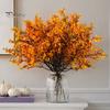 Seidenblumen für Innenarrangements Künstliche Herbst-Außendekoration, Wetterfeste Herbst-Blumen-Tischmittelstücke mit flexiblen Stielen für Zuhause und Büro
