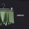 3pcs Men's Underwear Solid Color Four Cornered Pants with No Trace Plus Size Flat Cornered Pants Boxer Brief