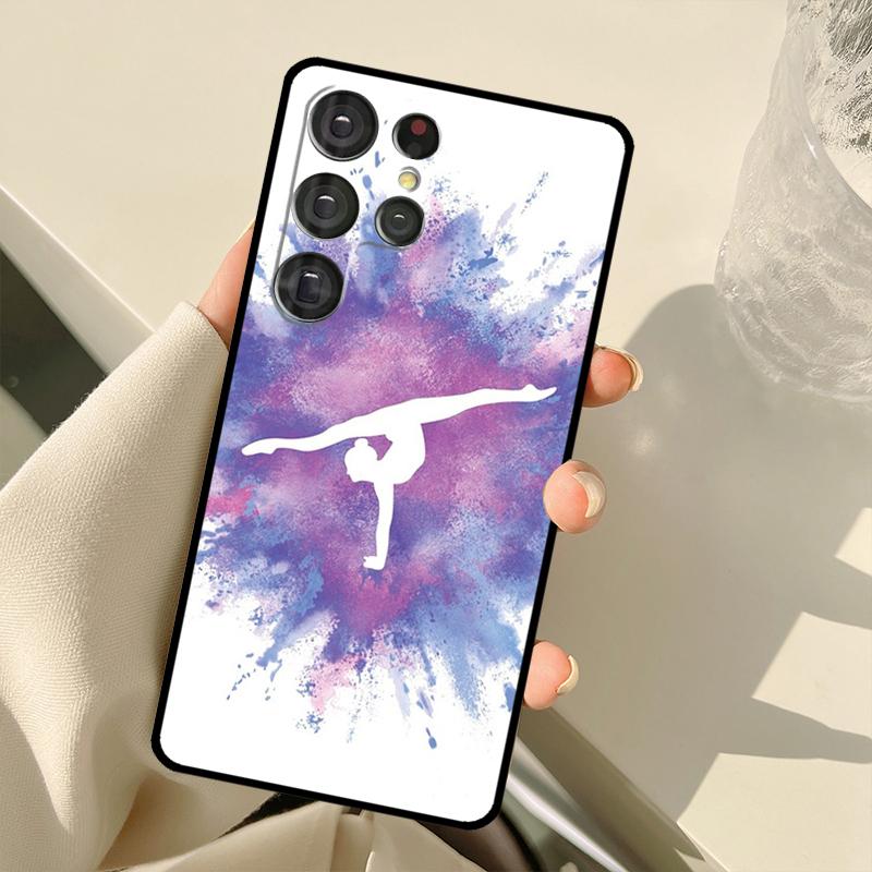 Gymnastics Oil Painting Case For Samsung Galaxy S23 Ultra S21 S22 S24 S25 Ultra S9 S10 Plus S25 FE S20 FE Back Cover