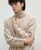 NODU Soft Cashmere-Like Turtleneck Long Sleeve Knit Sweater [Beige]