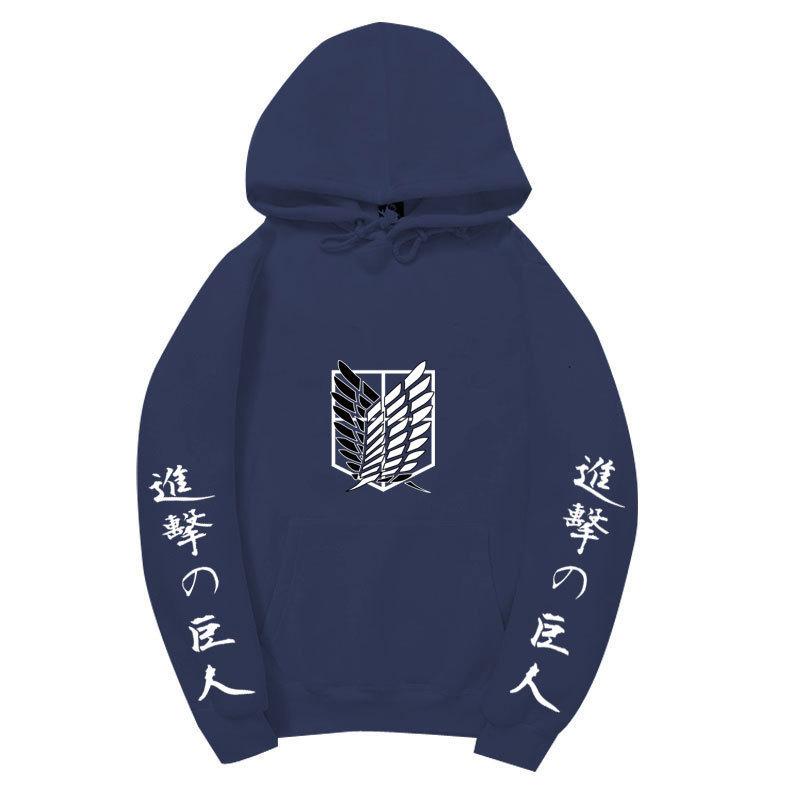 Útok na obří mikiny Anime Allen Investigation Corps Tisk Mikina Bunda Top Mikiny Muži Ženy