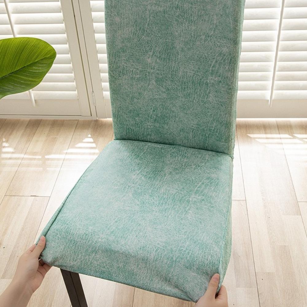 Dust-proof Waterproof Chair Cover Removable Chair Slipcovers Retro Dining Chair Cover Living Room