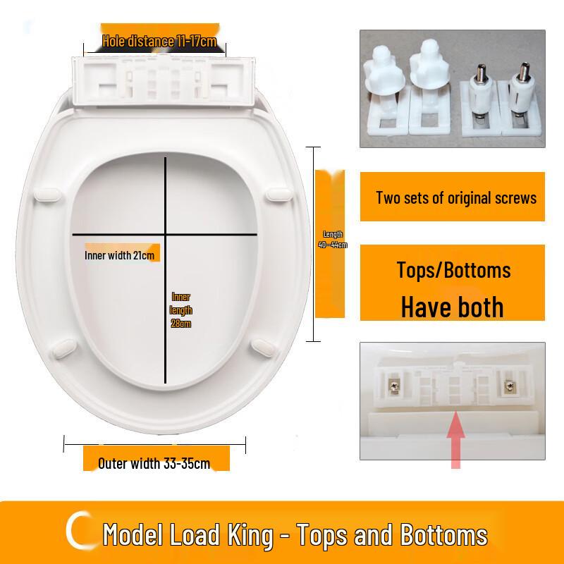 MDNG O-shaped Slow-Close Toilet Seat