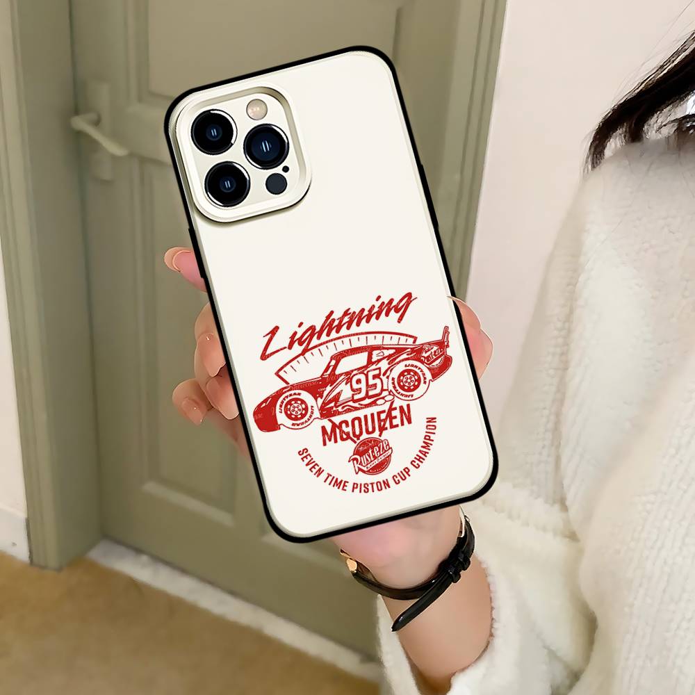 L-Light-ning M-McQueens Phone Case Black That Fits For IPhone 17,16,15,11,13,14 Pro Max,Plus,X,Xr,Xs Max,13Mini
