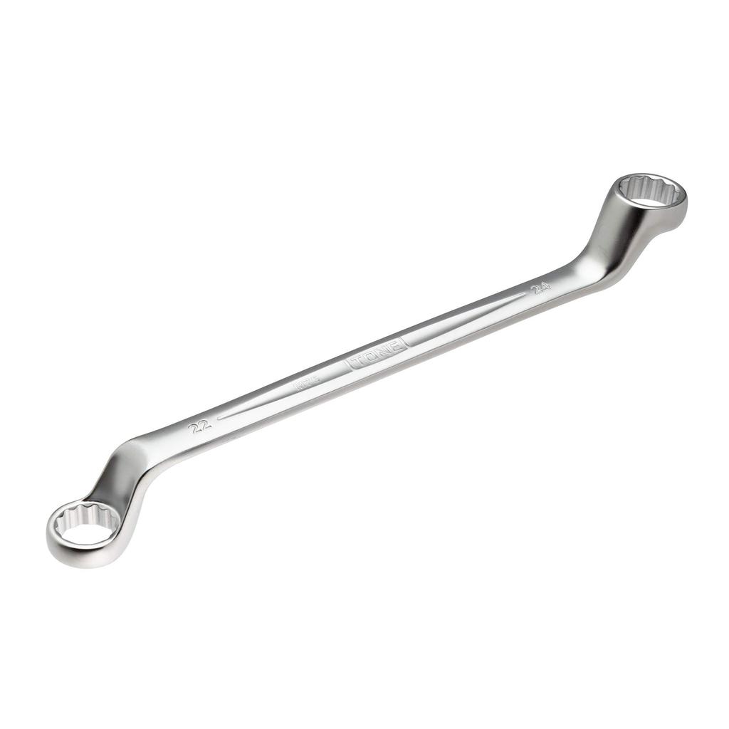 TONE Langer Mechaniker Maulschlüssel (75°), M75-2224, 22 x 24mm Schlüsselweiten
