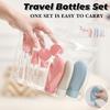 11In1 Set Travel Bottles Travel Size Containers Cosmetic Skincare Liquid Toiletries Bottle