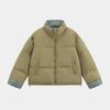 2025 Winter Korean Version of the New Stand-up Collar Color-blocking Design Niche Bread Jacket Jacket Fashionable Loose Down Cotton Jacket