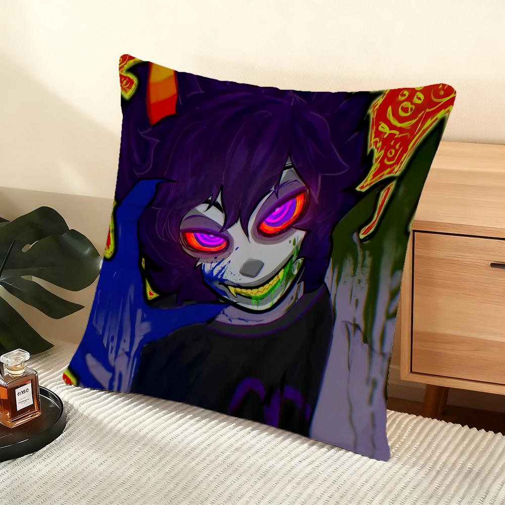 G-Gamzee Makara Cushion Cover Soft Short Plush Pillow Cover Smooth Cozy Texture Aesthetic Cushion Case Home Decor