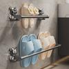 Bear Head Non-punching Wall-mounted Slipper Rack, Bathroom, Bathroom, Entrance, Living Room, Shoe Storage, Suitable for Household Dormitories