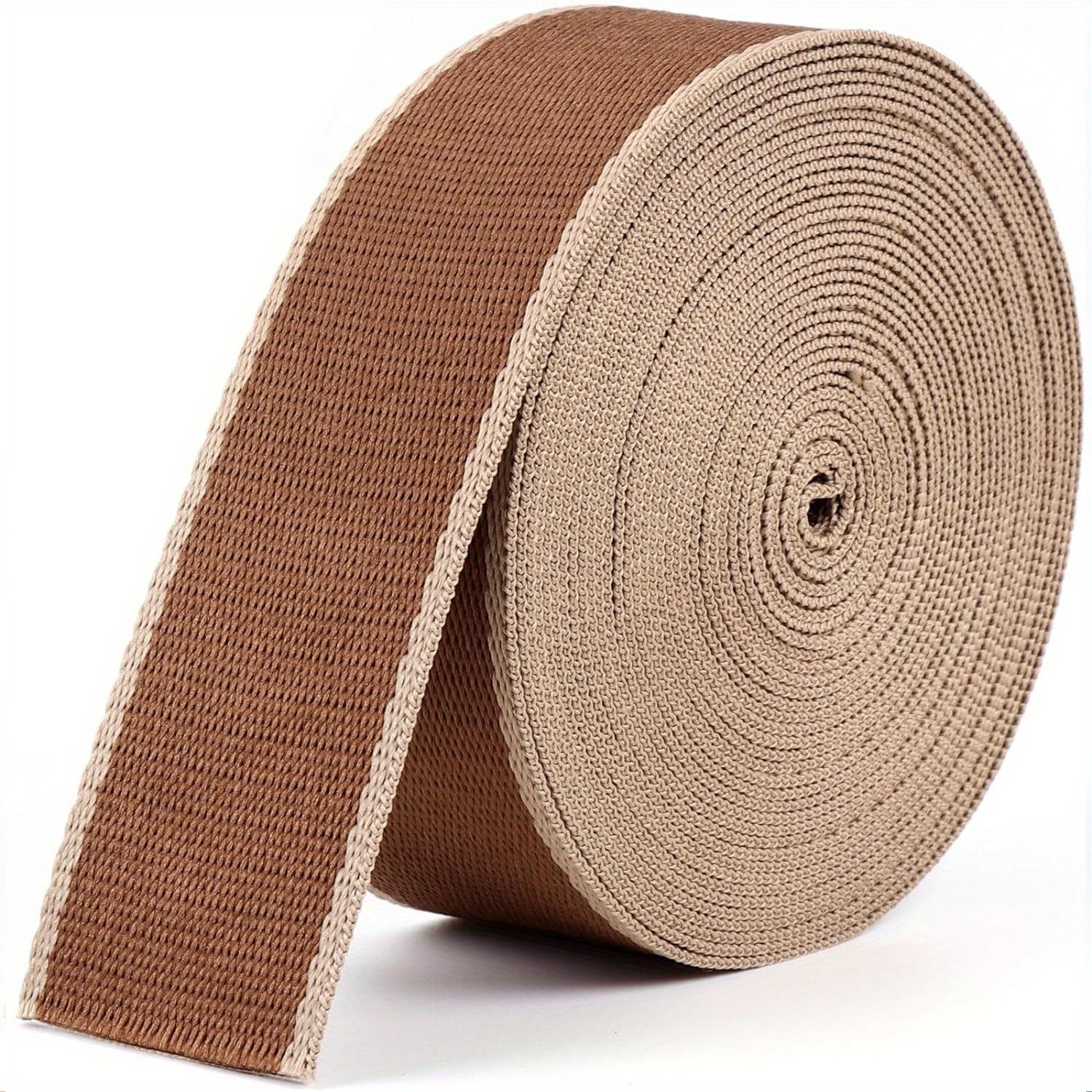 

5 Yards Striped Webbing Nylon Webbing 1.5 inch Webbing Belt Nylon Strap Purse Webbing Straps Ribbon коричневий