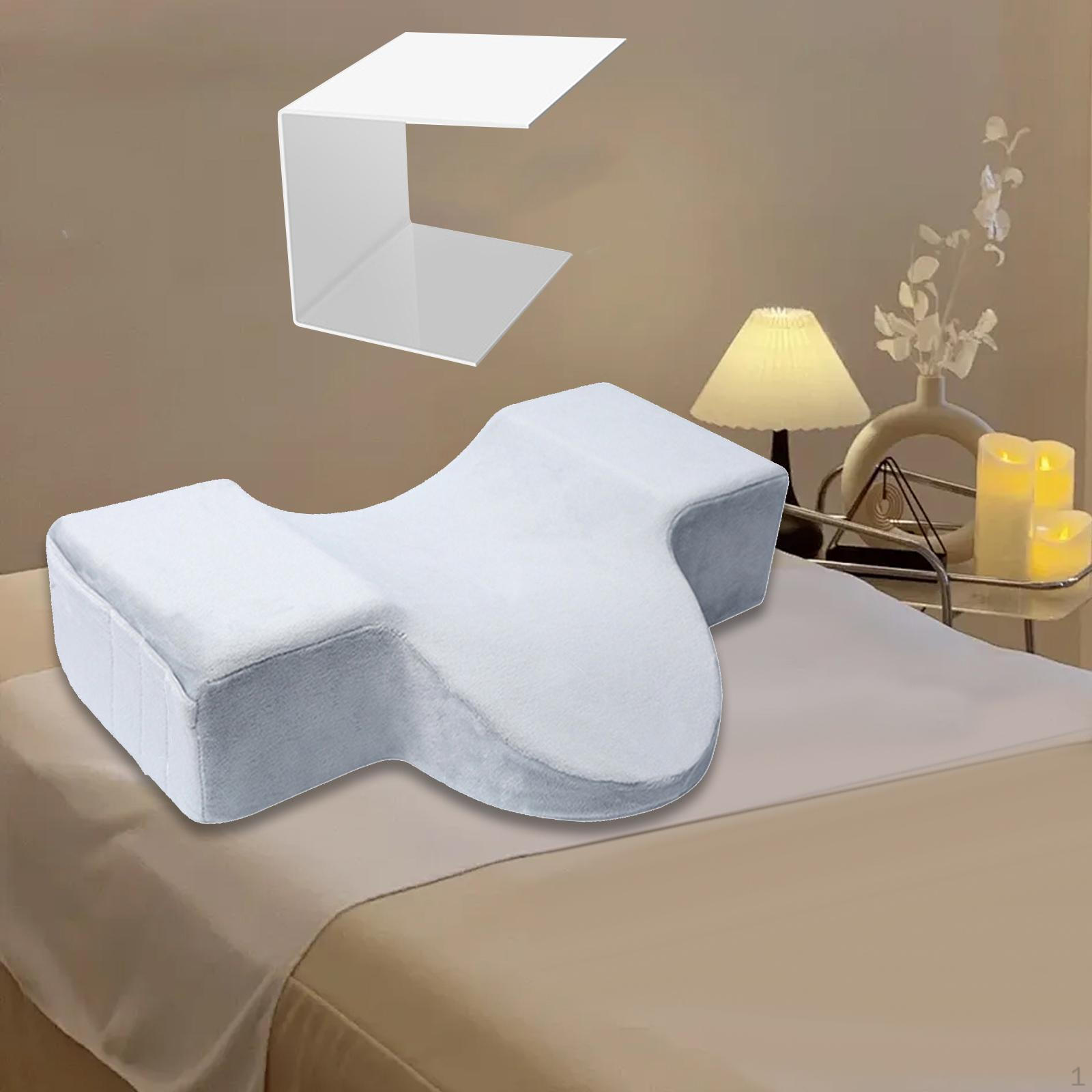 

Ергономічна подушка для шиї з піни з ефектом пам’яті для професіоналів краси сірий