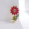 Cute Fashion Daisy Brooches For Women Flower Jewelry Rhinestone Elegant Winter Design Badge High Quality Sunflower Lapel Pins