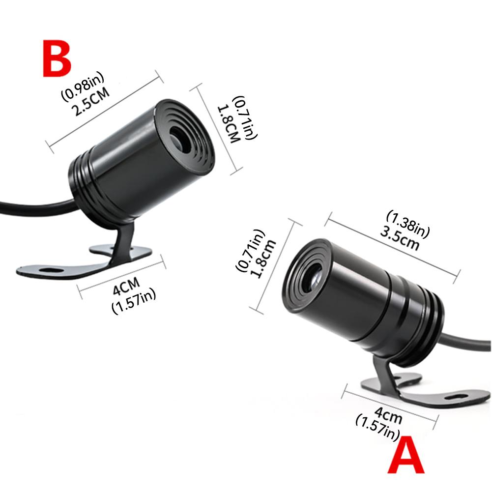 3x Motorcycle LED Wing Lights Welcome Light Angel Wings Style Projection Lights for Motorcycle Modified Decorative Ambient Lamp