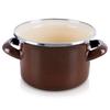 Enameled Pot for Traditional Cooking On Gas Induction 14 Cm 0.95L