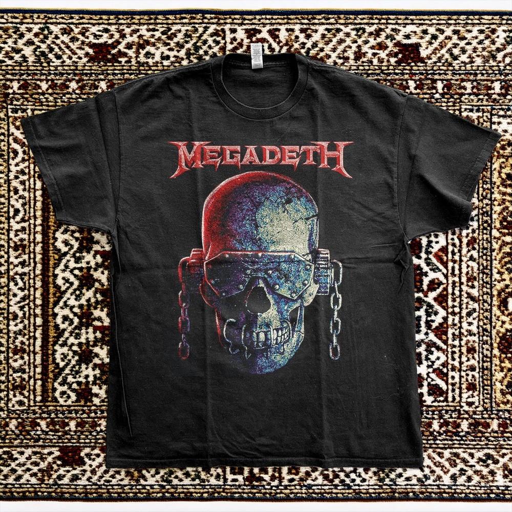 Megadeth Big Vic Logo Heavy Metal Band Black Cotton Tshirt Size S5XL Unisex T-Shirt