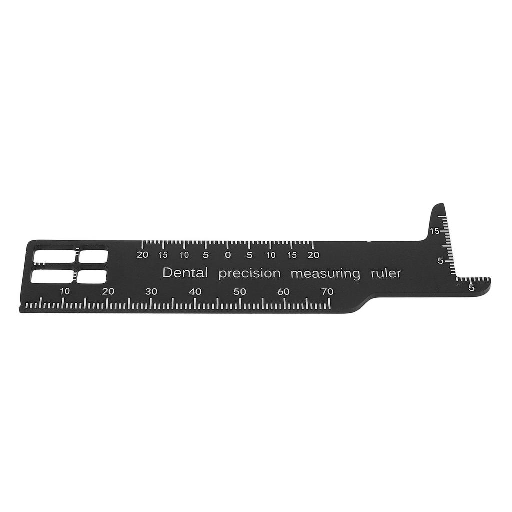 Metal Dental Span Measuring Ruler Double Sided Availability Medical Tool For Dentistry