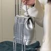 Small casual bag chain bag small schoolbag women's bag backpack backpack light