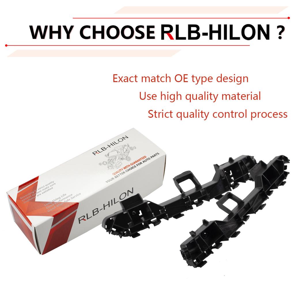 1 Pair Front Bumper Guide Mount Bracket Right Left for 2013-2017 Honda Accord 71193-T2A-A01