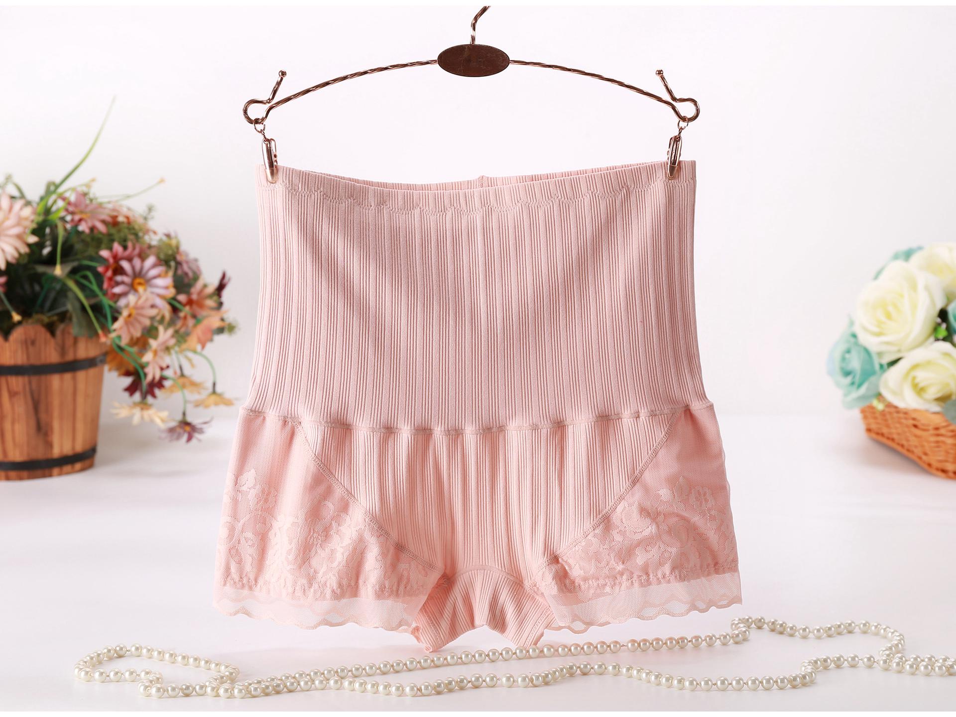 

Женское хлопковое утягивающее белье с высокой талией, послеродовые шорты с утягивающей талией, защитные боксеры 805# One Size [120-180 Jin]