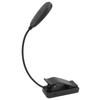 Clamp Desk Lamp 360 Degrees  Rotation 3 Color Temperature 5LEDs Clip Work Light for Reading Study College Dorm Office
